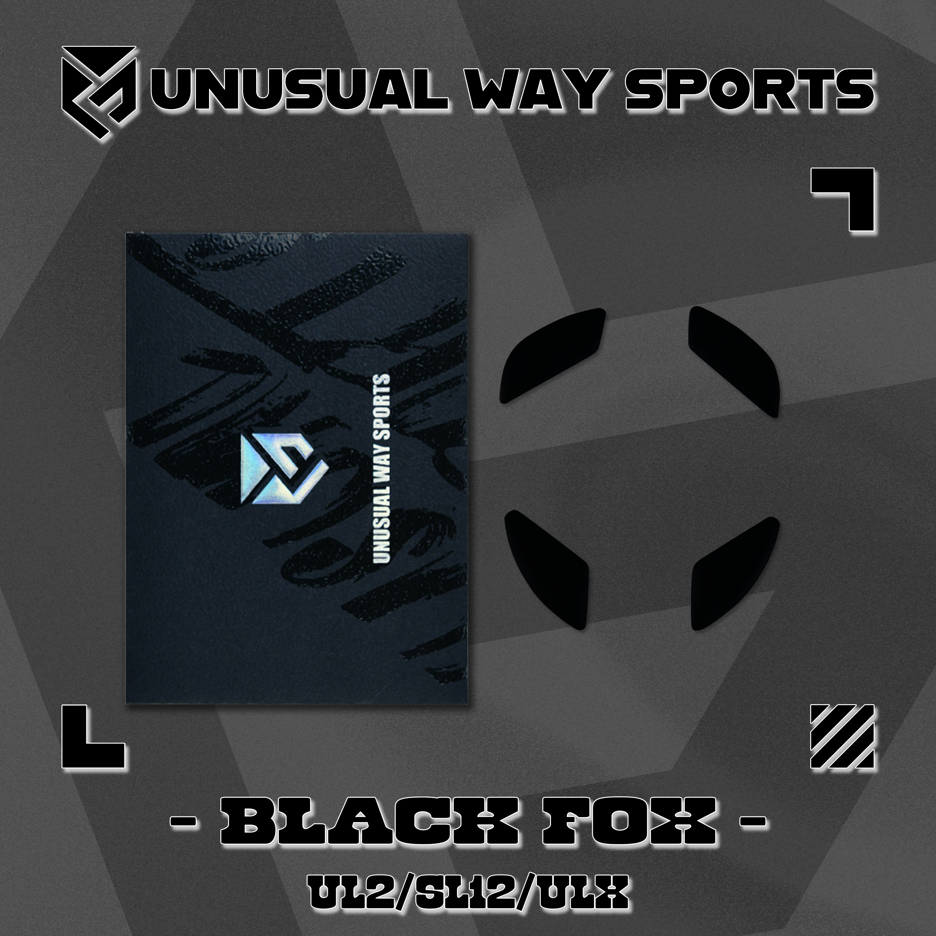 Unusual Way Sports Black Fox【専用マウスソール】