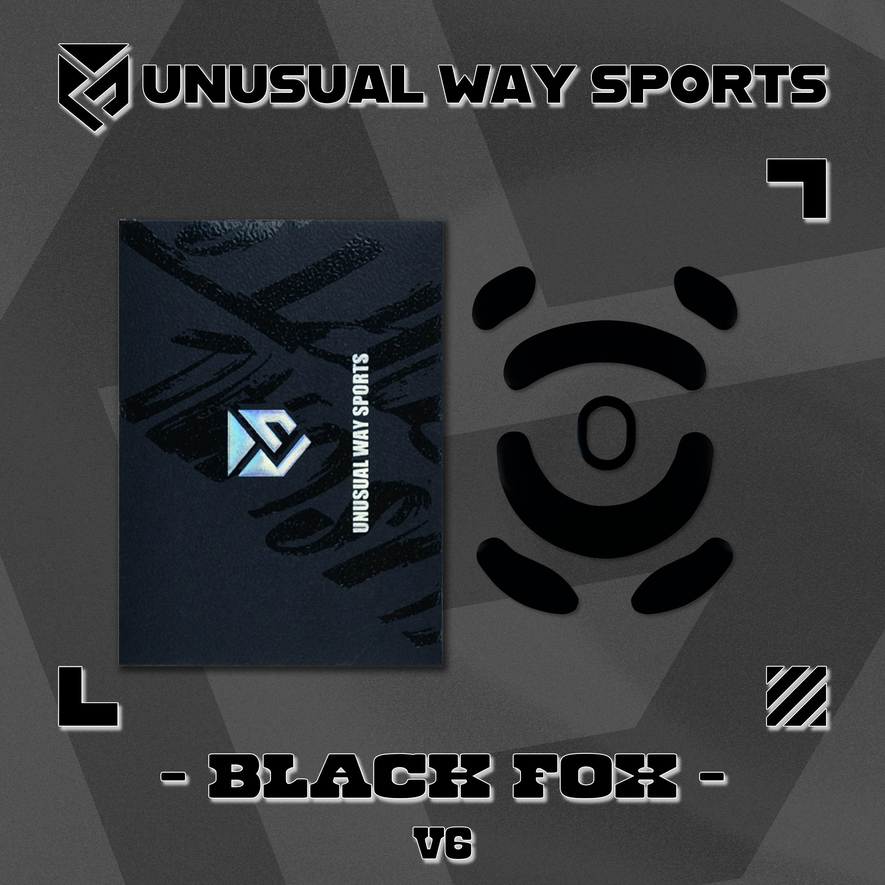 Unusual Way Sports Black Fox【専用マウスソール】