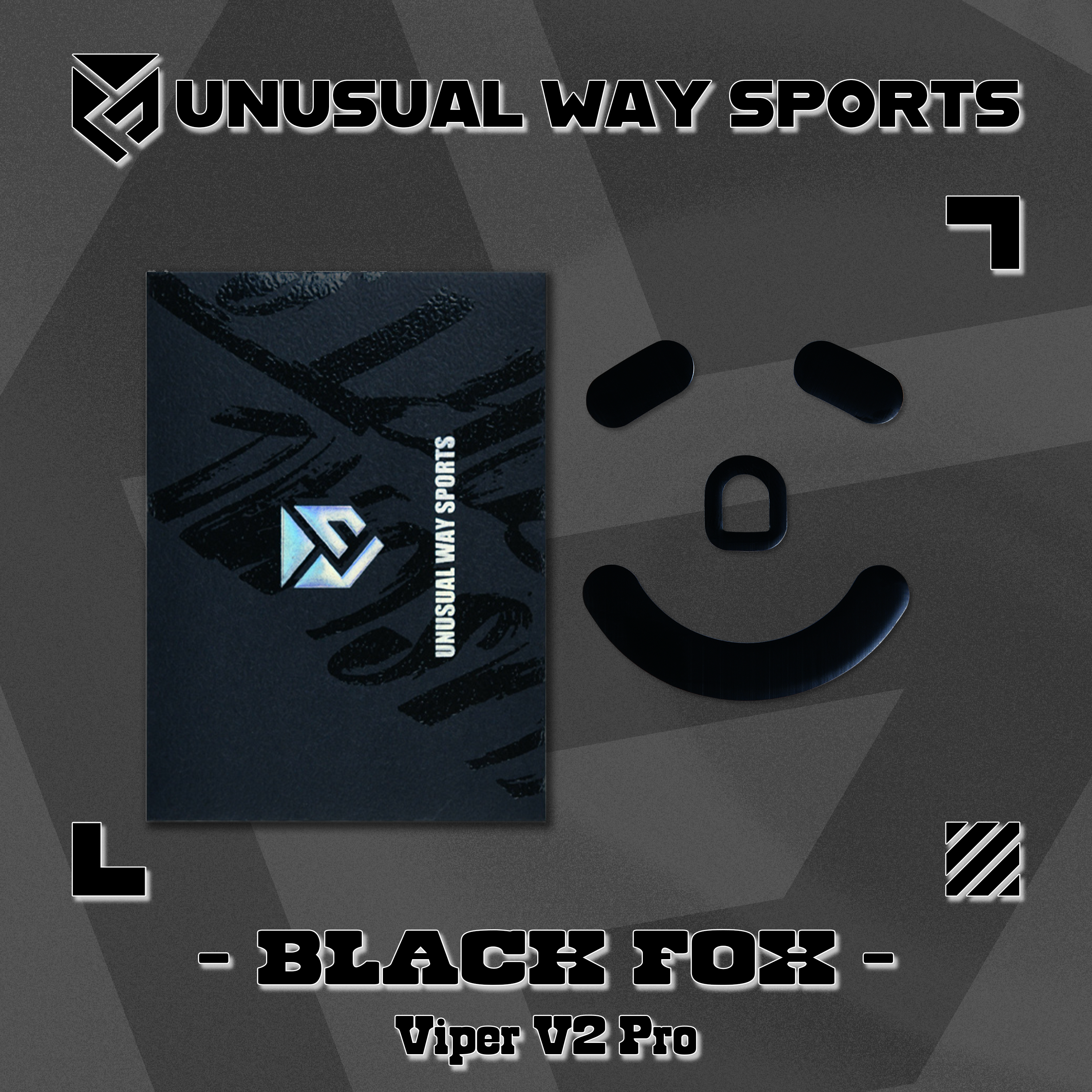 Unusual Way Sports Black Fox【専用マウスソール】