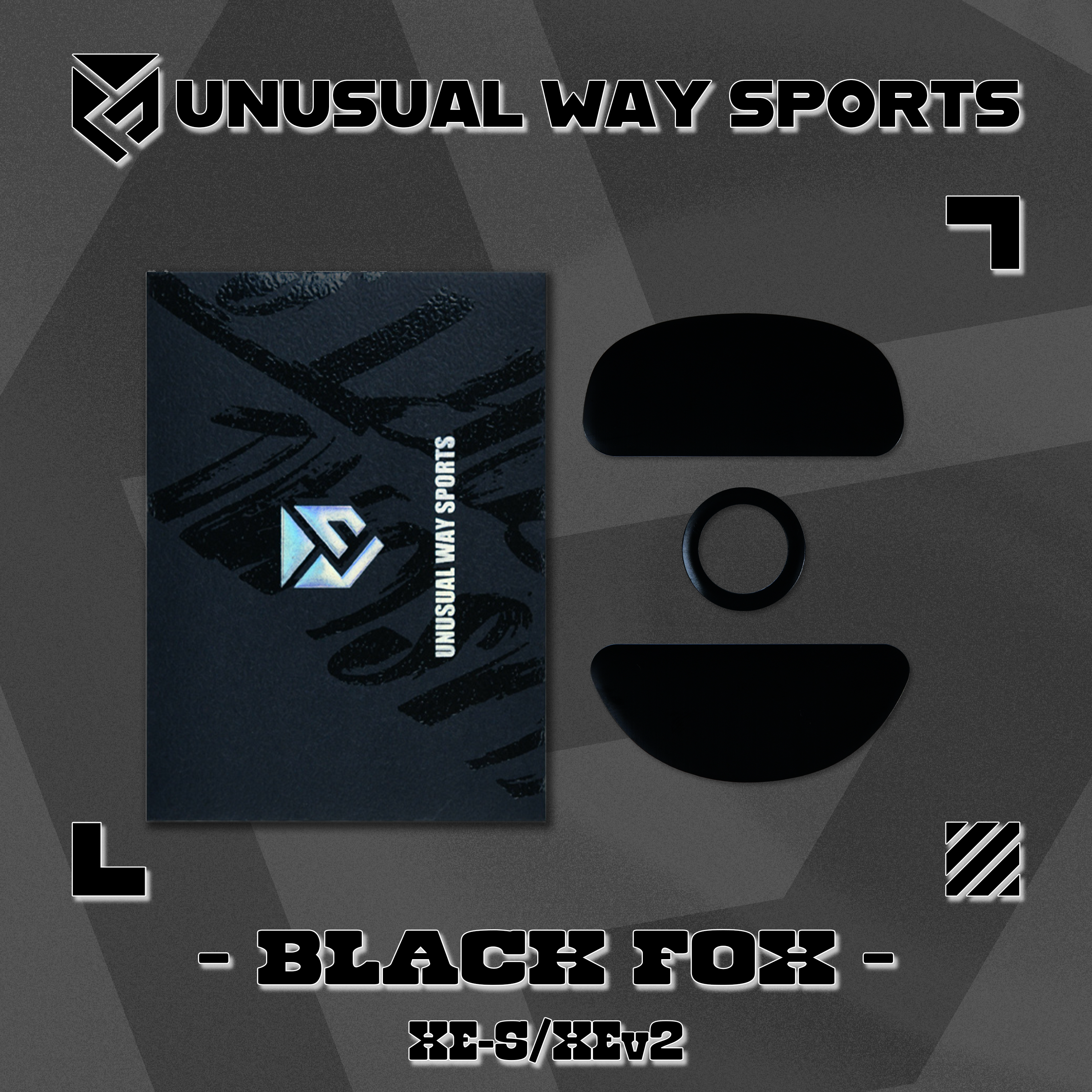 Unusual Way Sports Black Fox【専用マウスソール】