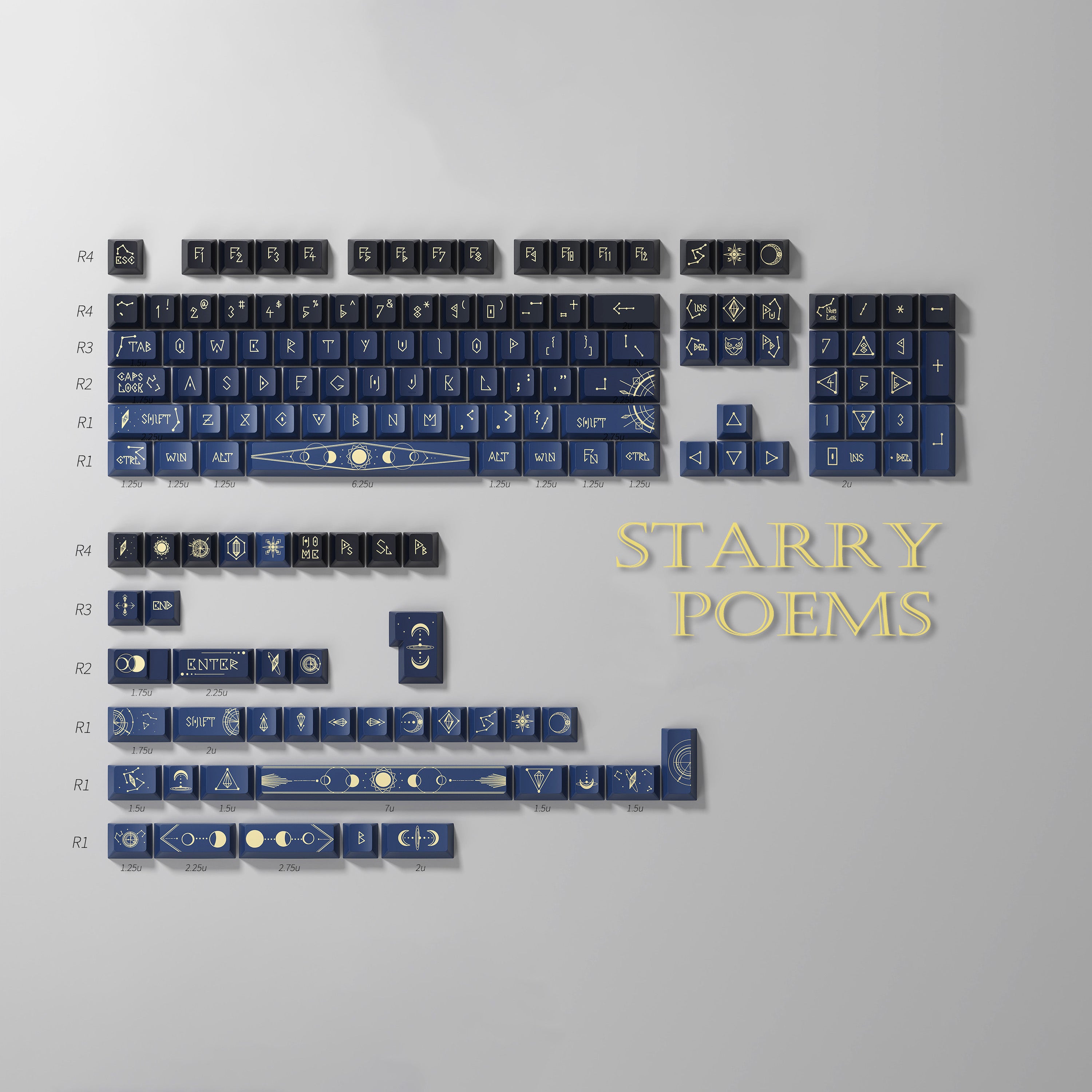 【絶賛発売中】DayDreamers StarryPoems キーキャップ（144キー）