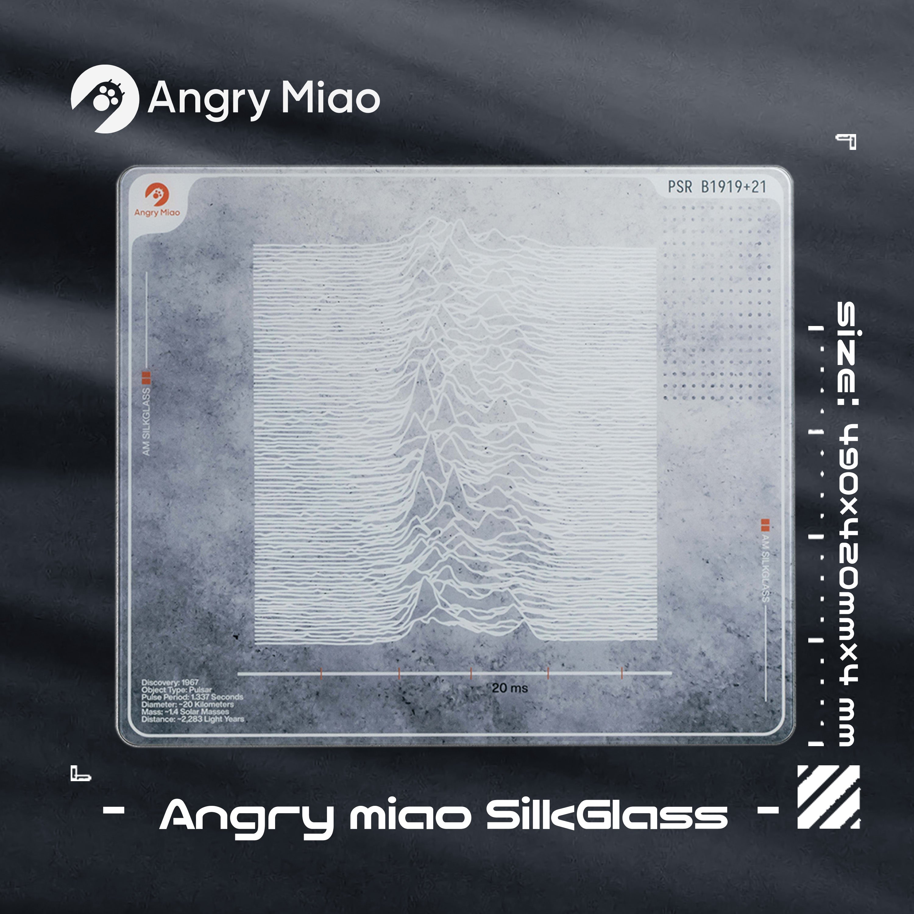 Angry Miao SilkGlass【ガラス製マウスパッド】