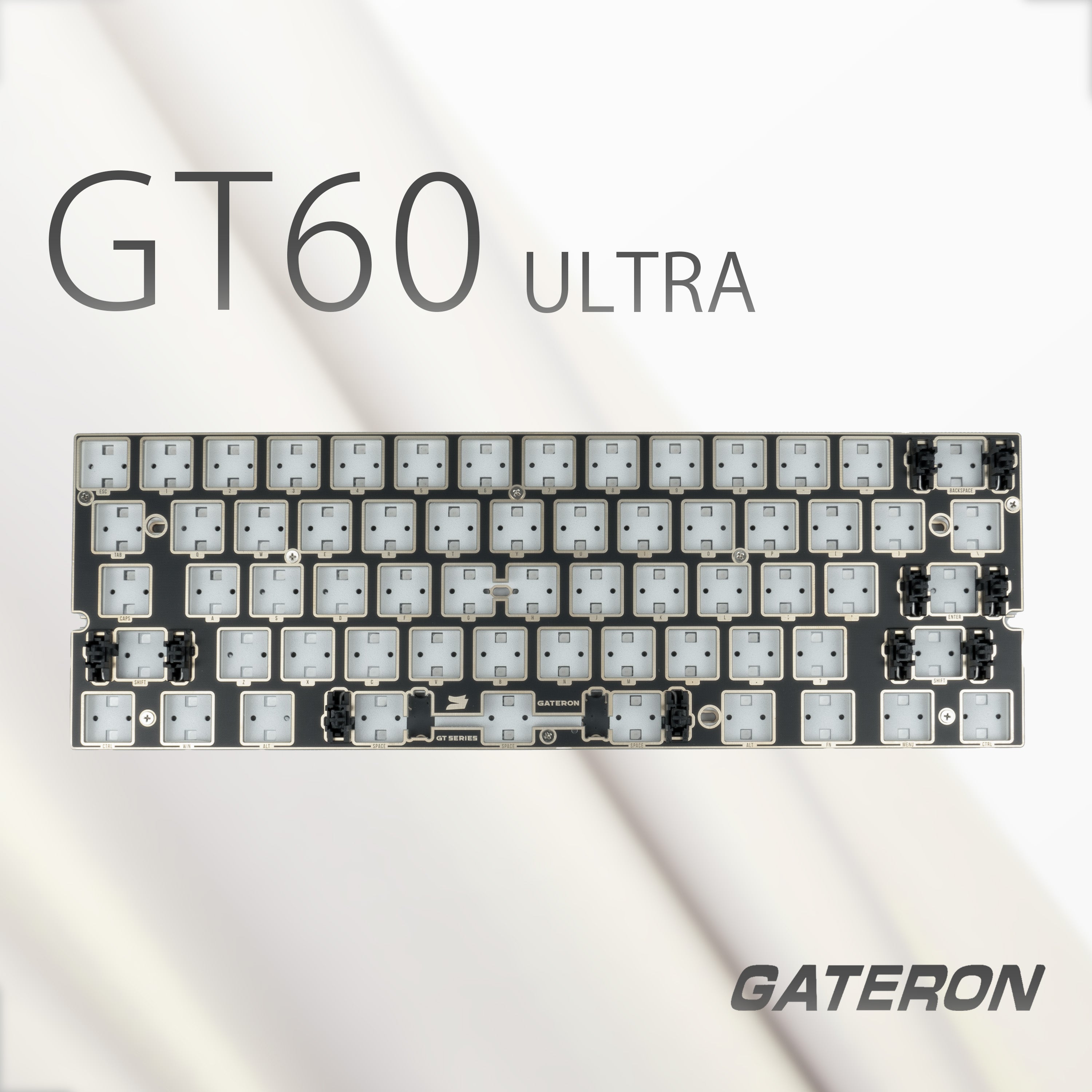 GATERON GT60 Ultra Magnetic Keyboard PCBA【スタビ＆フォーム組み立て済み】